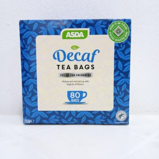 Asda Decaf Tea  80 Bags (232g)