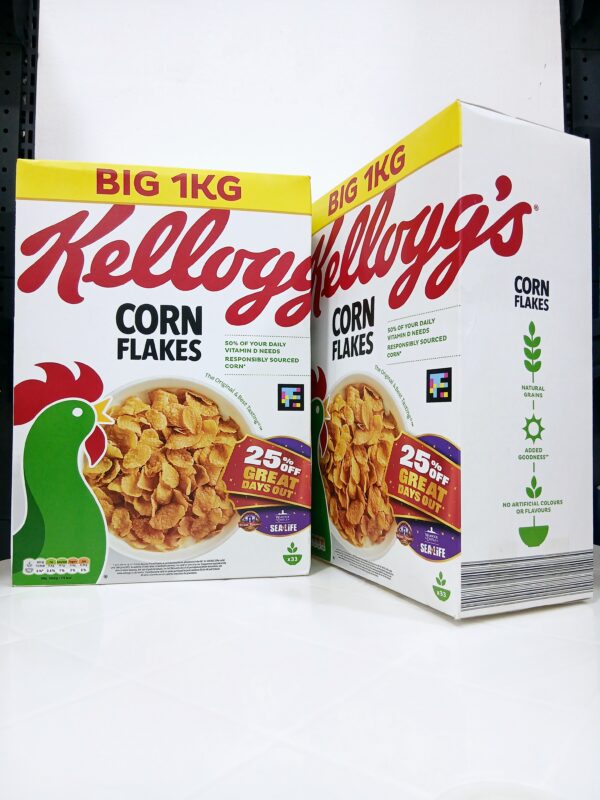 Kellloggs Corn flakes (big 1kg) - Image 2