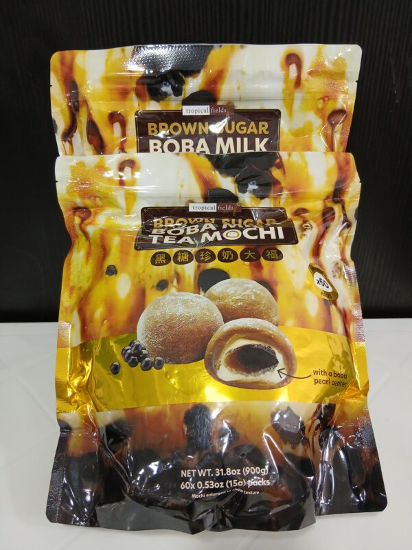 Brown Sugar Boba Milk Tea Mochi