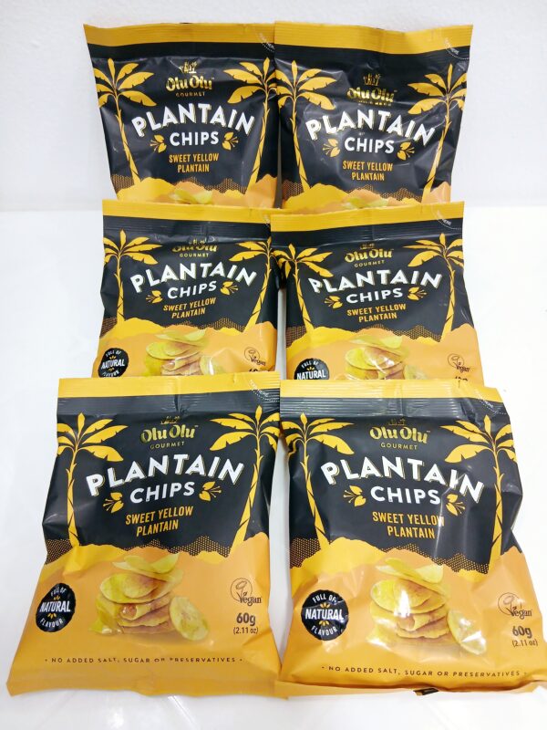 Olu Olu Plantain chips (Yellow)