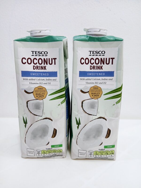 Tesco coconut drink (sweetened)