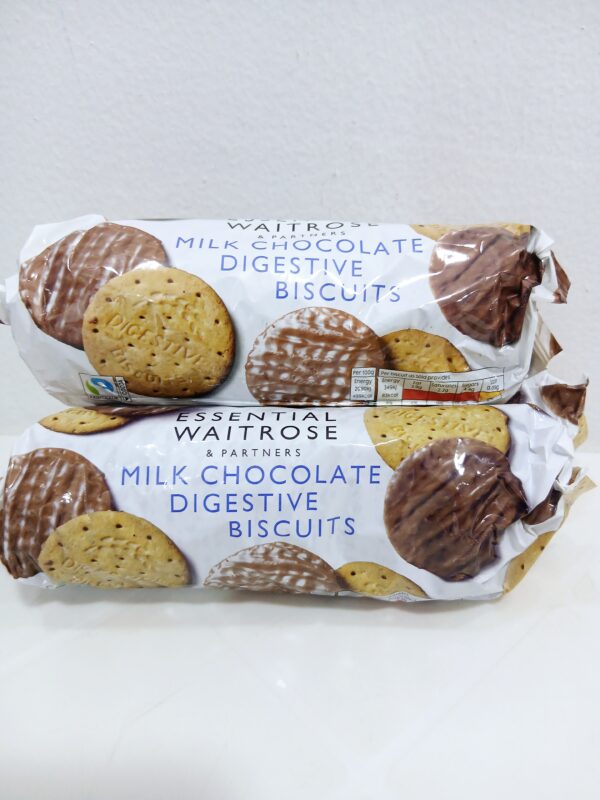 Essential Waitrose (milk chocolate digestive biscuits)