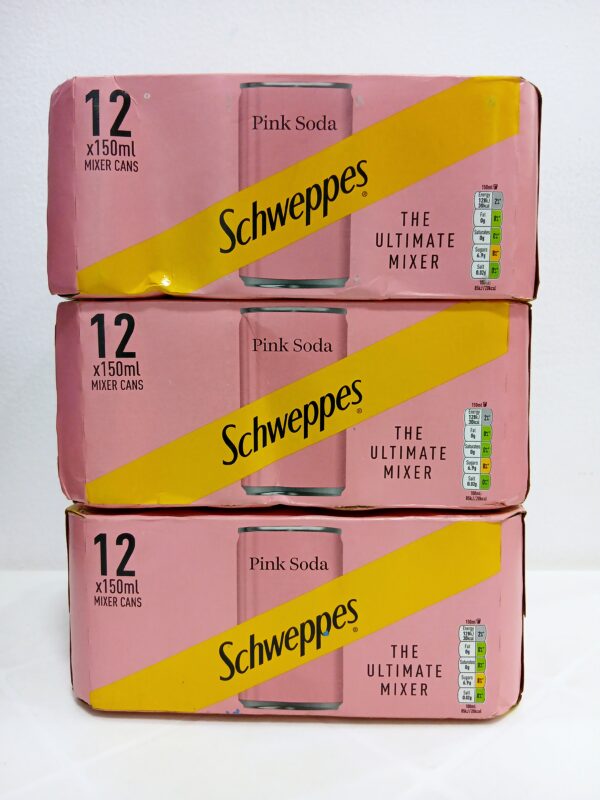 Schweppes Pink Soda (12cans *150ml) - Image 3