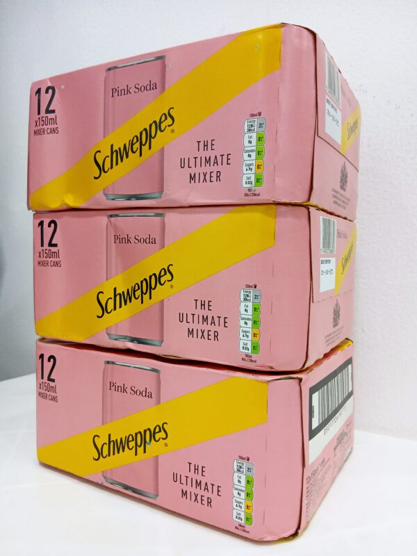 Schweppes Pink Soda (12cans *150ml) - Image 2