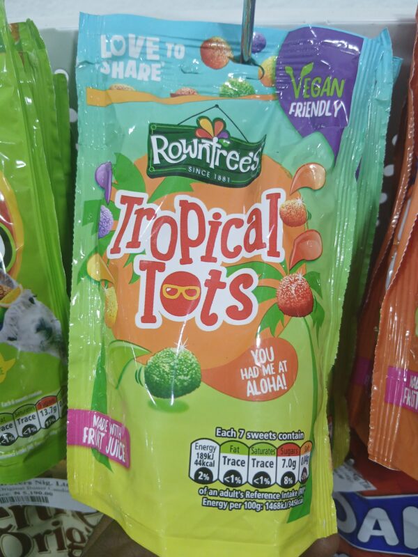 Rowntrees Tropical Tots (vegan friendly)