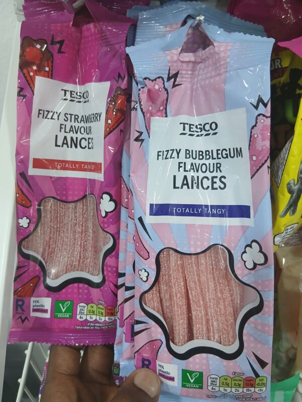 Tesco Fizzy Lances (Totally tangy)