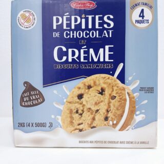 Chocolate Chips and Creme Sandwich cookies