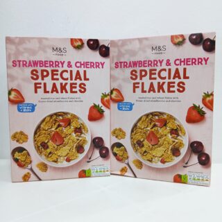 M & S Strawberry &  Cherry Special Flakes