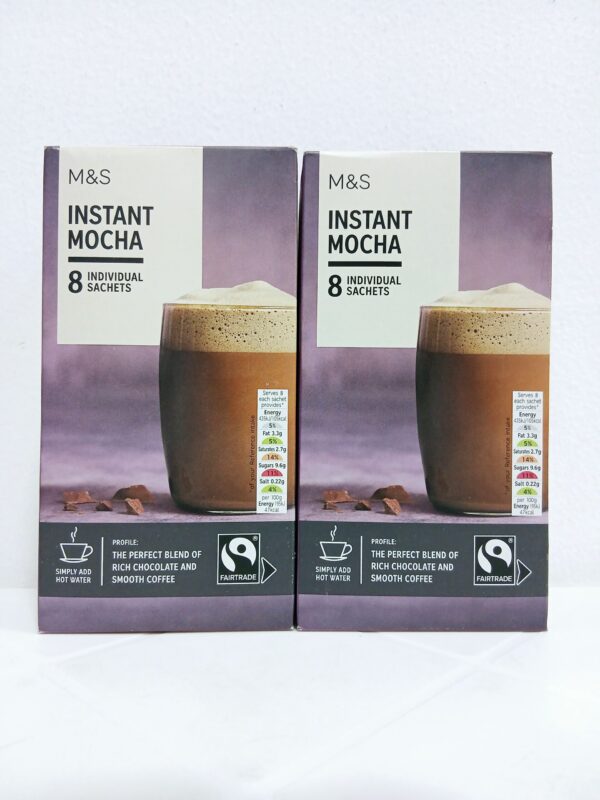 M & S Instant Mocha (8 individual sachets)