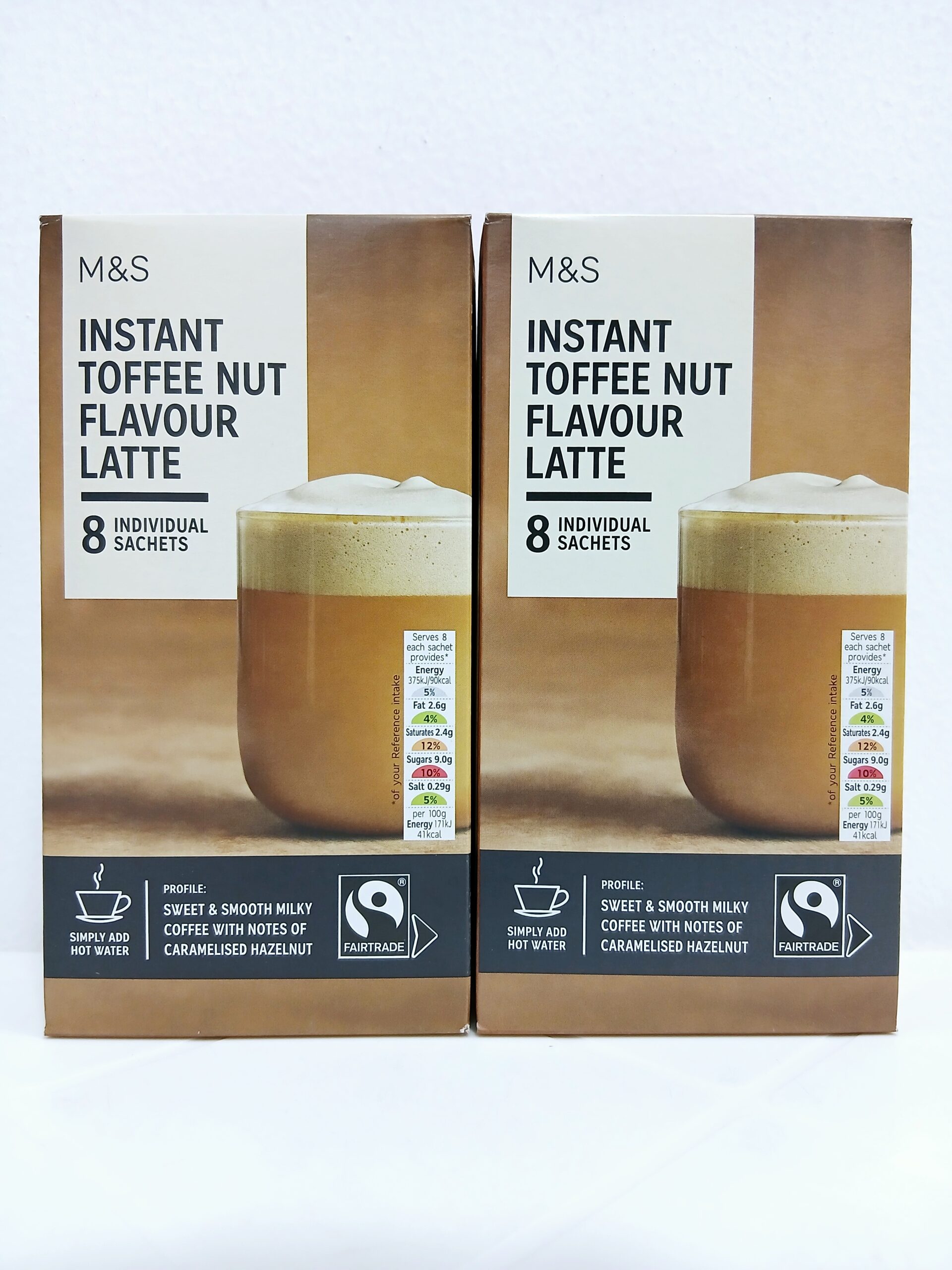 M & S Instant Toffee Nut Flavour Latte