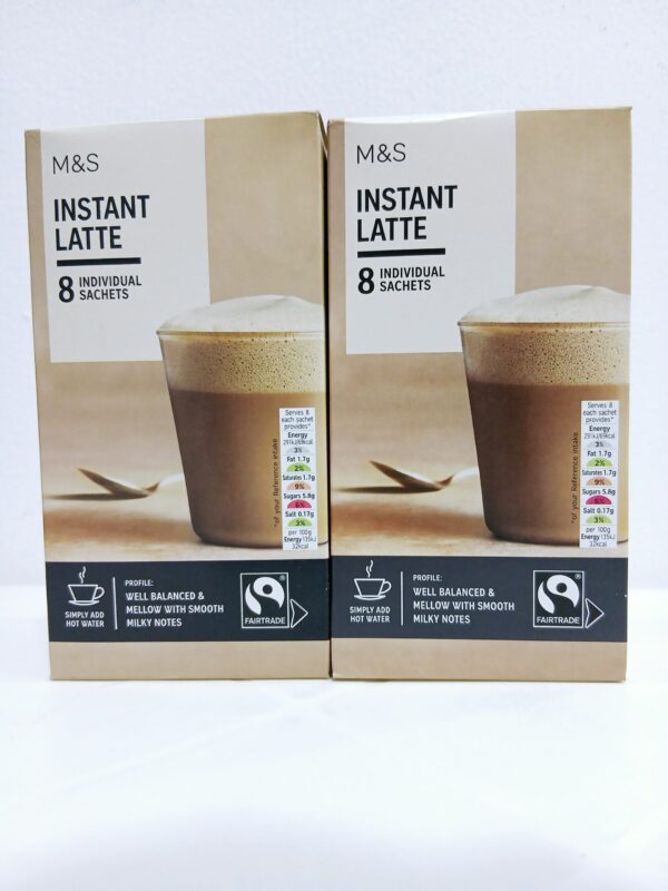 M & S Instant Latte (8 individual sachets)