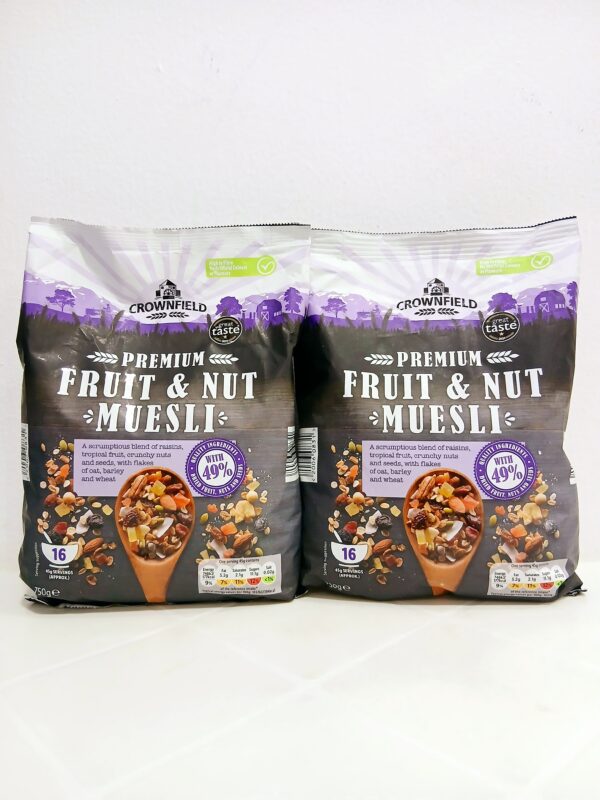 Crownfield Premium Fruit & nut Museli