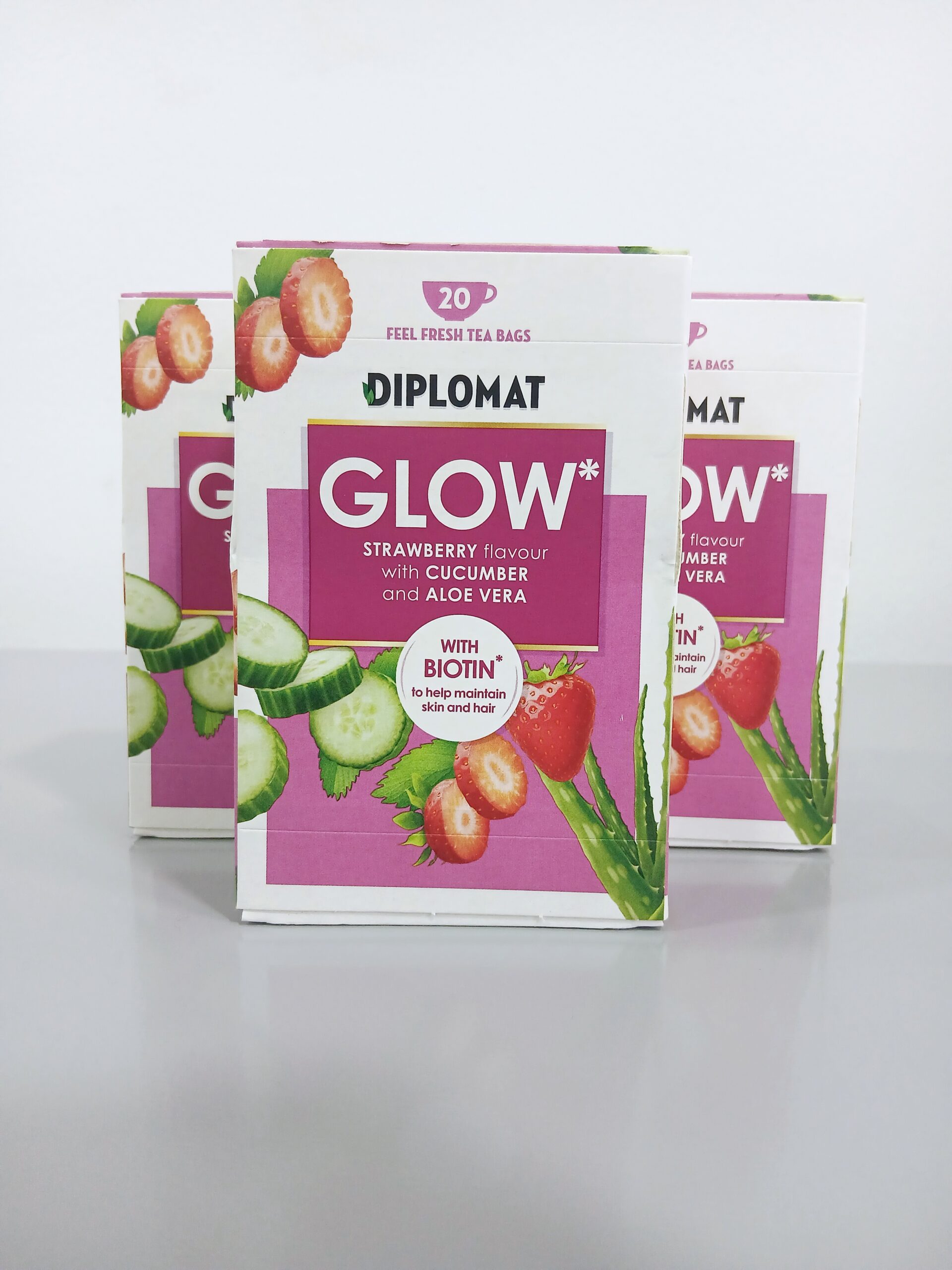 Diplomat Glow Strawberry flavour