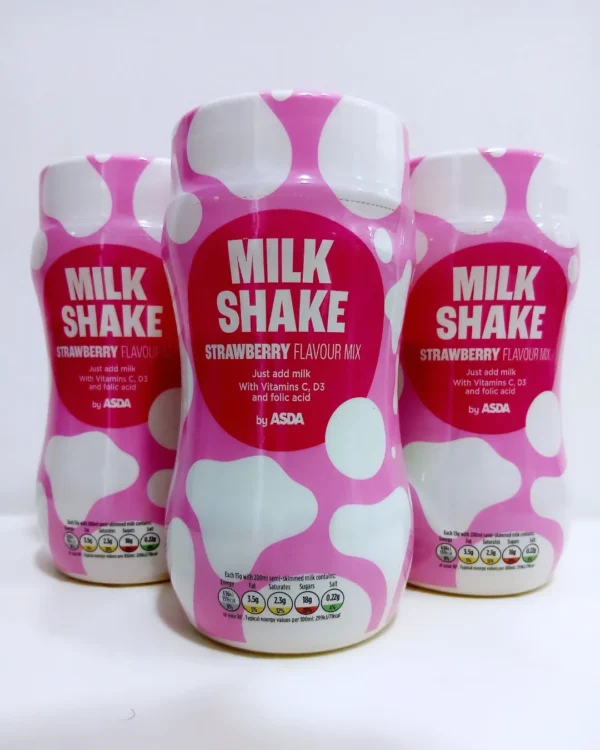 Asda strawberry milkshake mix