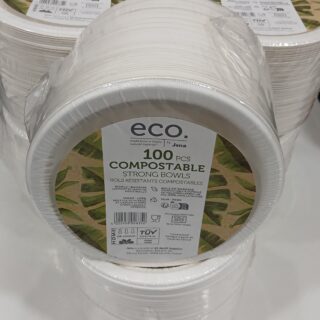 Eco 100 pcs compostable bowls