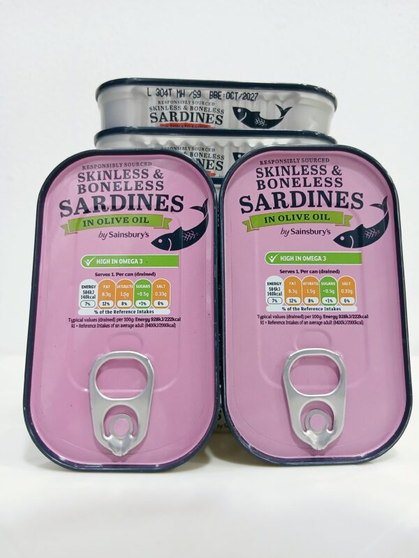 Skinless & boneless sardine in olive oil