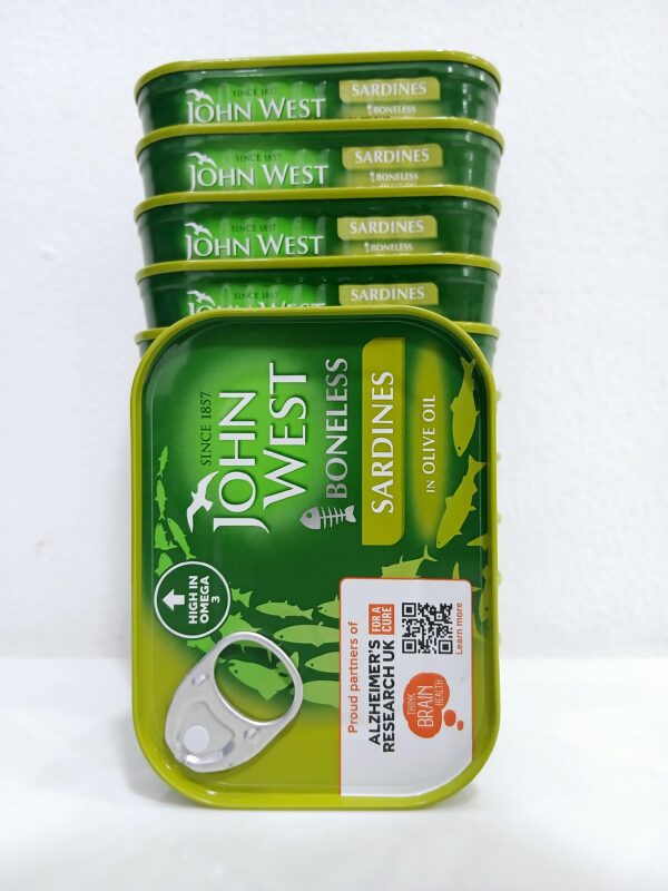 John West Boneless sardines in olive oil