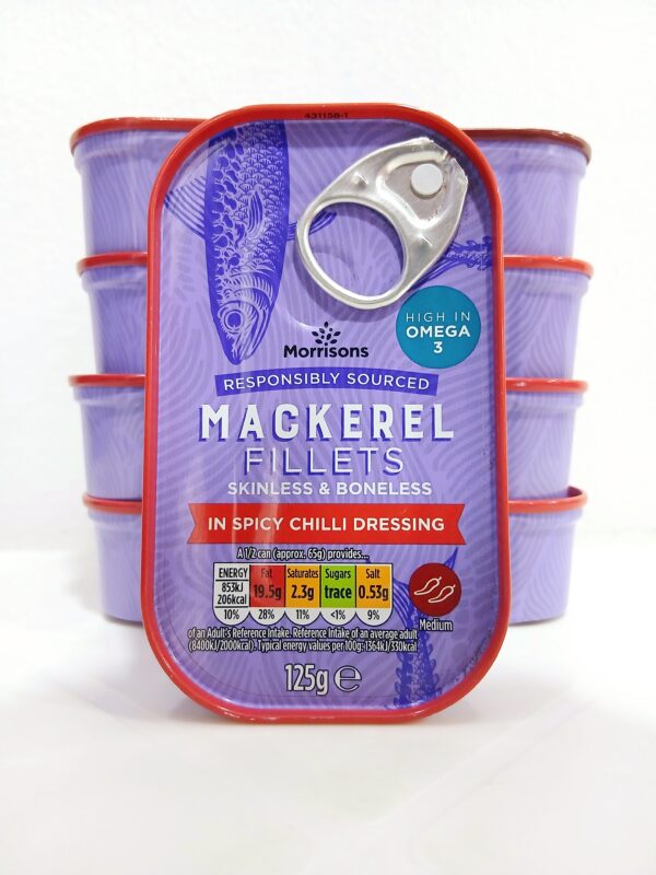 Morrisons Mackerel Fillets in spicy chilli dressing