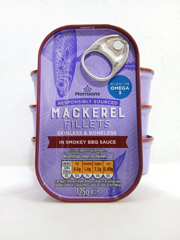 Morrisons Mackerel Fillets in smokey BBQ sauce