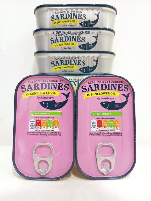 Sainsbury Sardines in sunflower oil