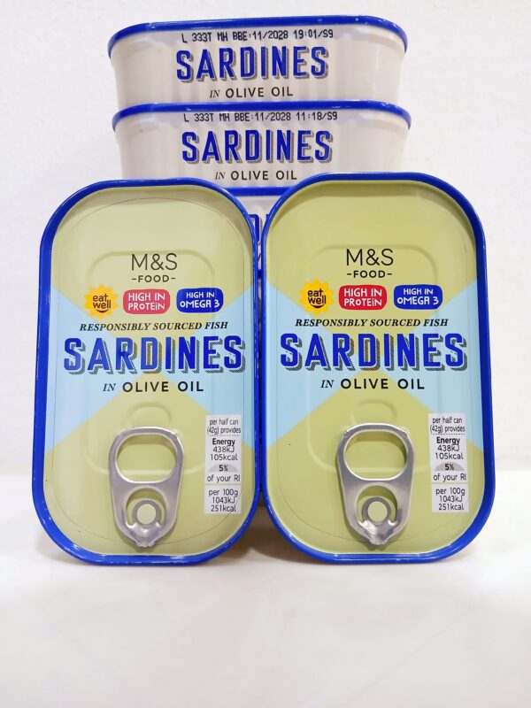 M & S Sardines in olive oil