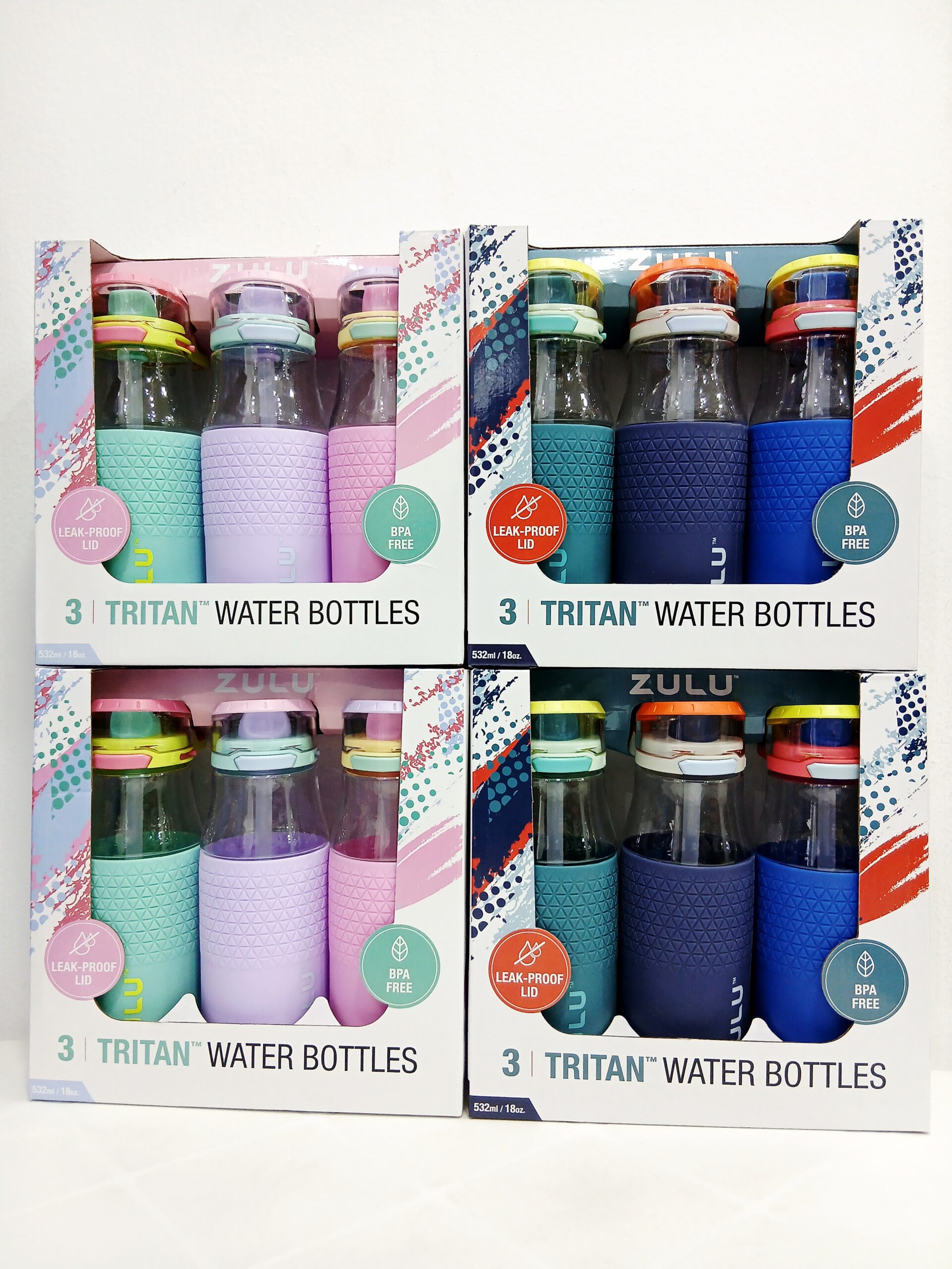 Zulu Tritan water bottles (3in1)